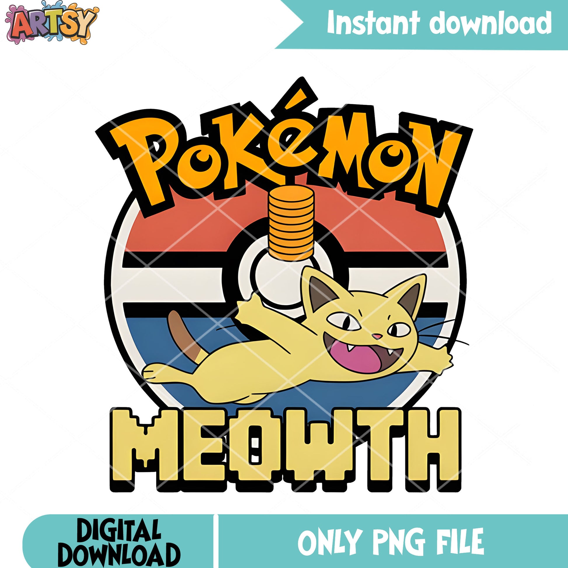 Meowth pokemon png, nintendo switch png, pokemon meowth png