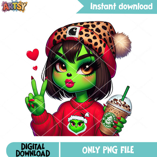 Merry christmas grinch png, grinchmas png, christmas grinch png