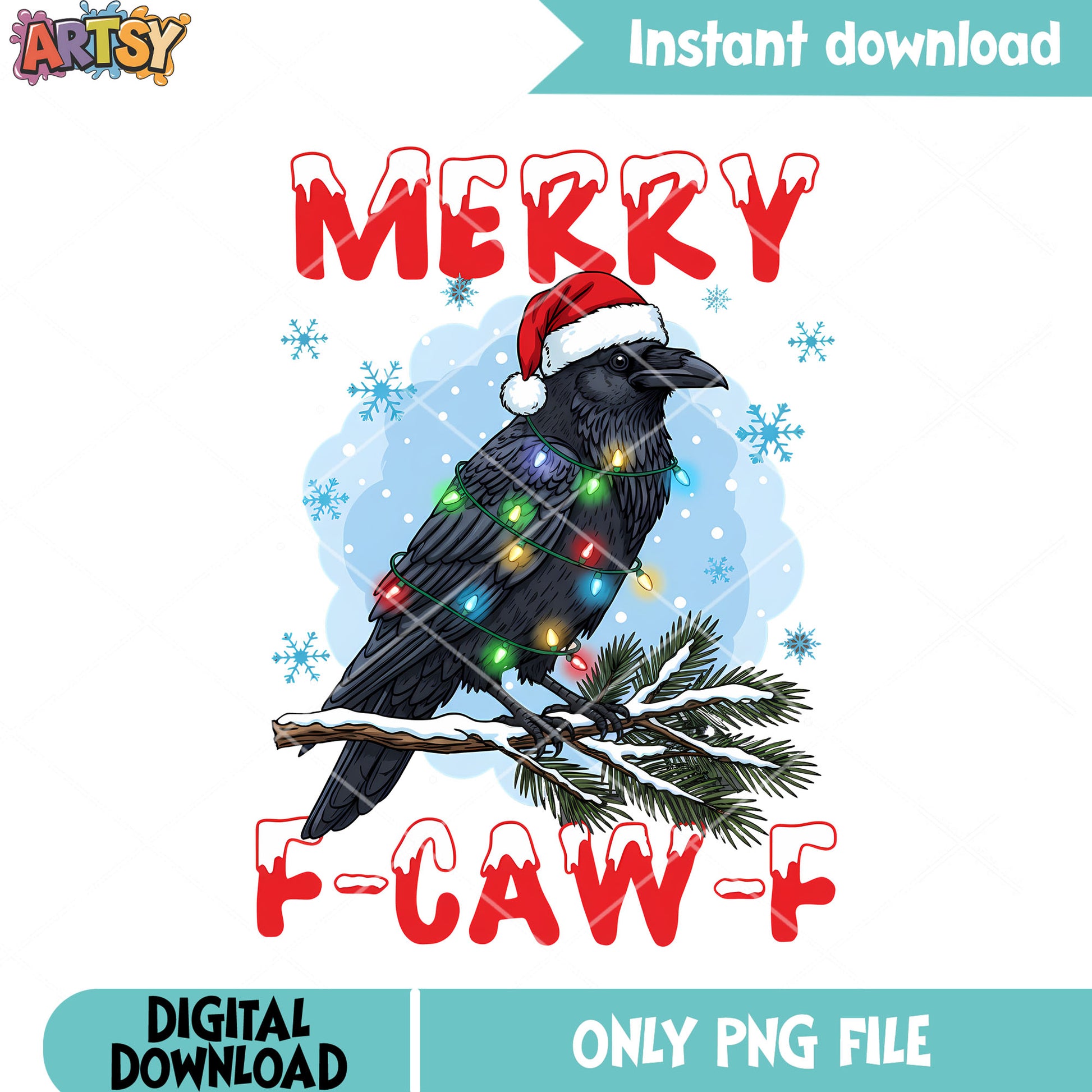Merry f caw f png, santa hat​ png, crown royal black​ png