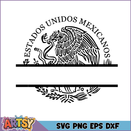 Mexican Eagle SVG Cut File