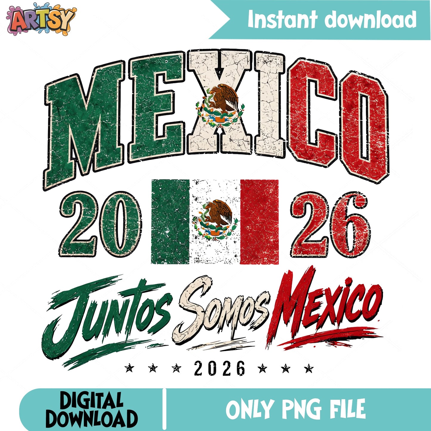 Mexico 2026 Juntos Somos Mexico PNG, Mexico Flag PNG, Soccer PNG