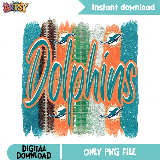 Miami Dolphins PNG, NFL Football Sublimation, Dolphins Shirt PNG