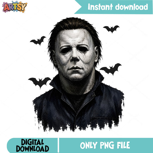Michael Myers Halloween PNG, Horror Movie PNG, Halloween PNG