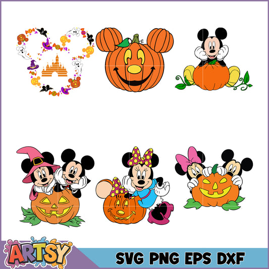Mickey Mouse Halloween SVG Bundle