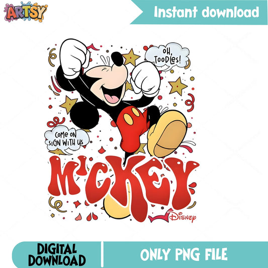 Mickey Mouse Oh Toodles PNG, Disney Mickey PNG, Disney PNG
