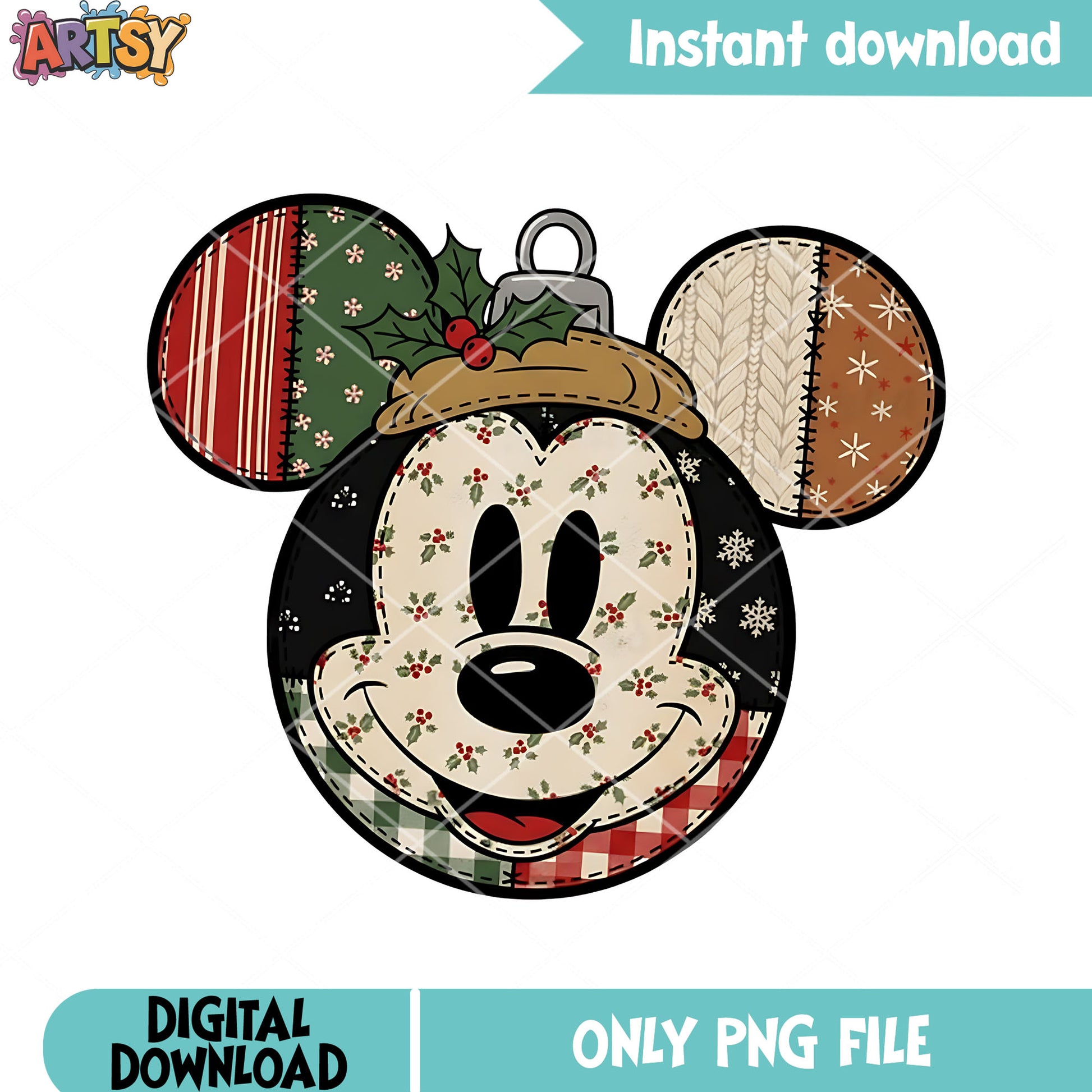 Mickey and friends xmas png, Christmas balls png, mickey mouse png
