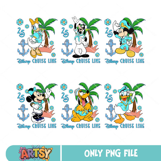Mickey cruise line png bundle, disney cruise png, disney mickey png