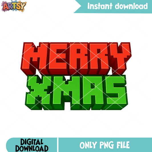 Minecraft merry xmas png, mojang studios​ png, minecraft png