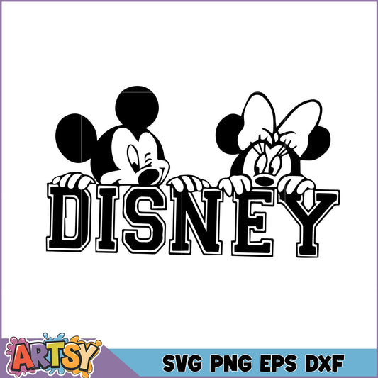 Minnie Mickey Disney SVG Cut File