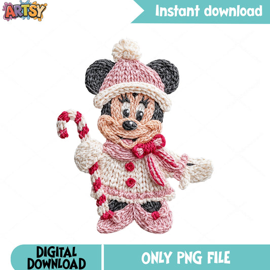 Minnie Mickey friends christmas png, Christmas png, minnie mouse png