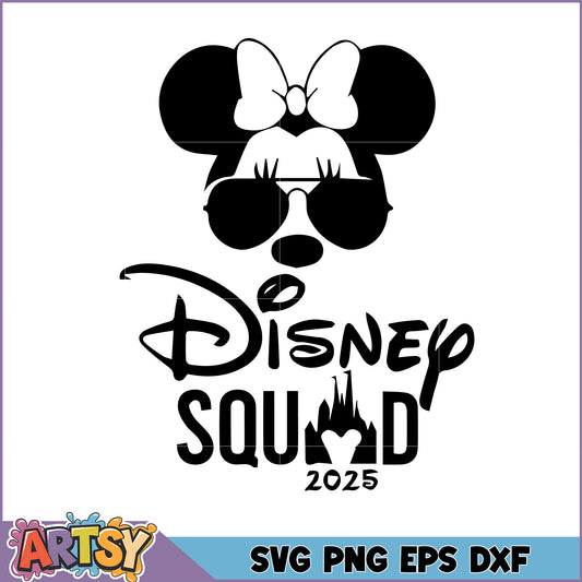 Minnie Mouse Disney Squad 2025 SVG