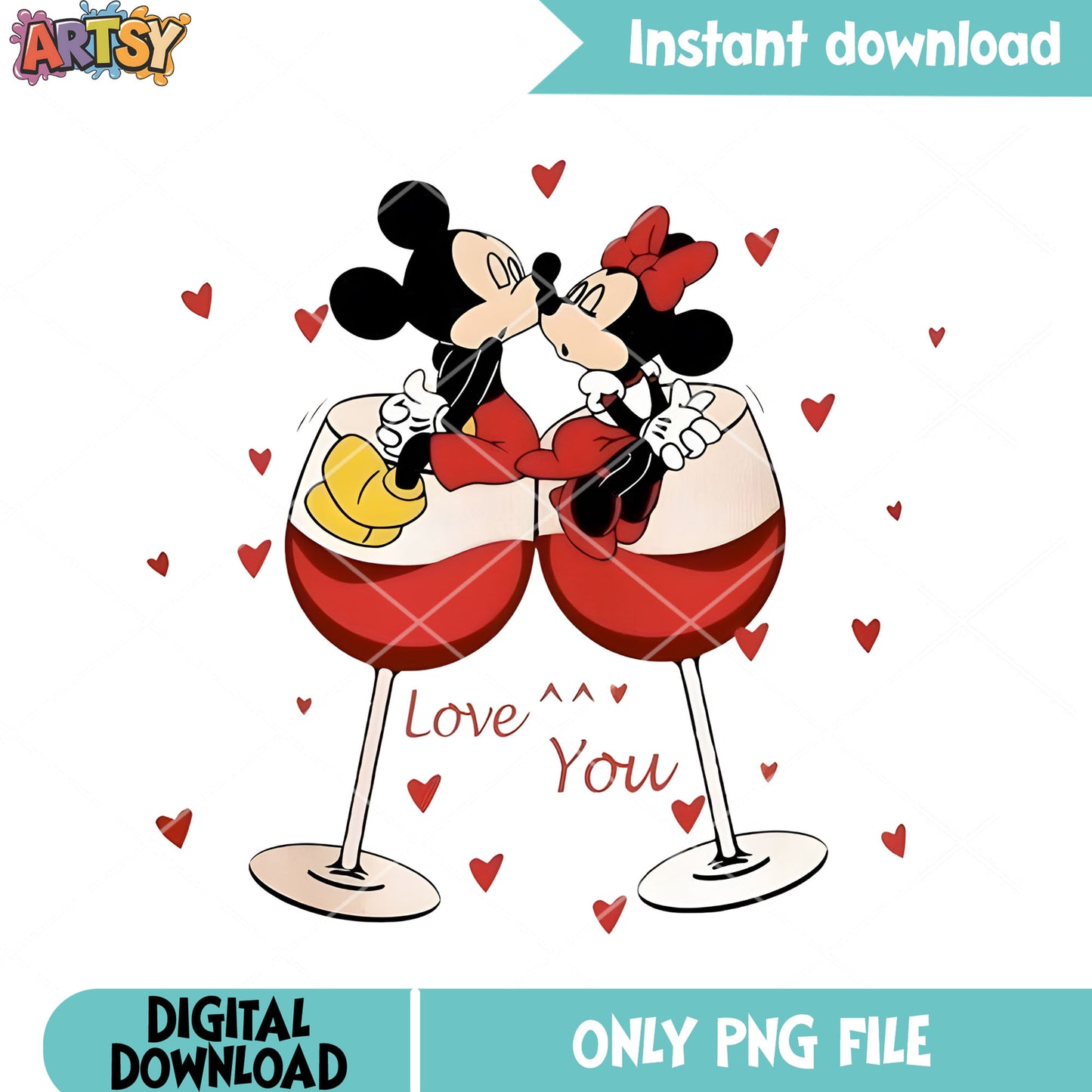 Minnie and mickey valentines png, mickey mouse png, valentine day png