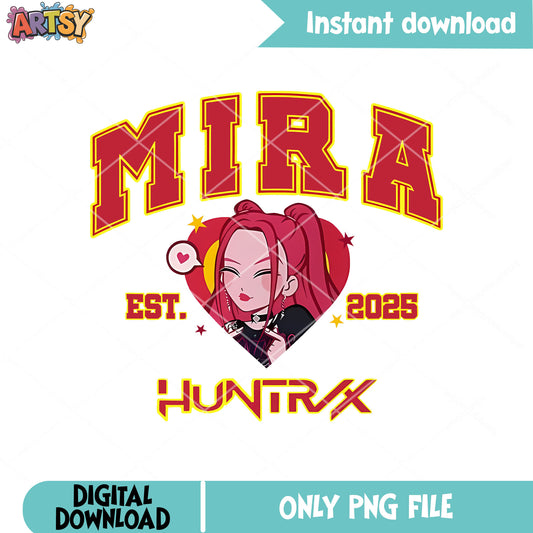 Mira est 2025 hunters png, kpop mira png, mira huntrix png