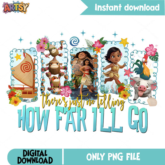 Moana How Far I'll Go PNG, Disney Princess PNG, Maui PNG
