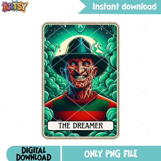 Monster huge shiny moon png, crazy smile png, fredy kruger png