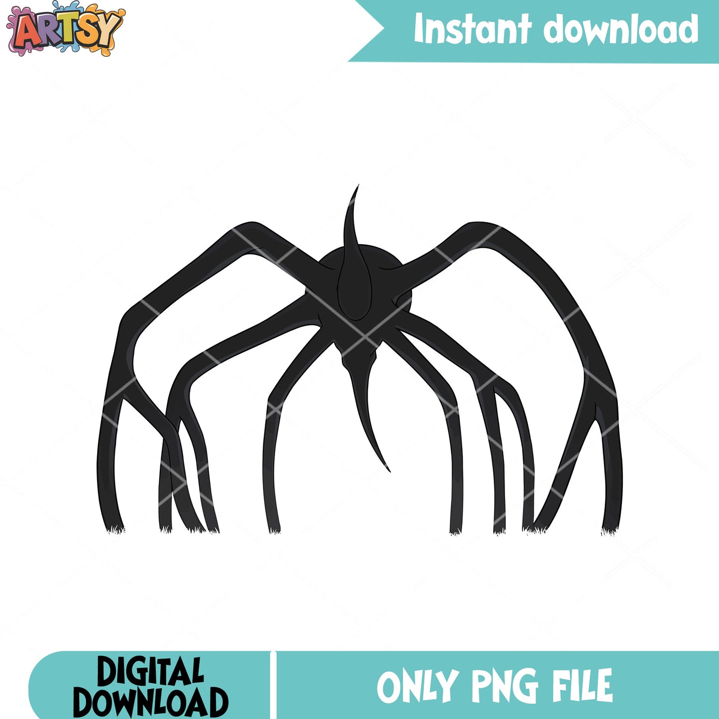 Monster on my mind png, stranger things png, horror character ​​png