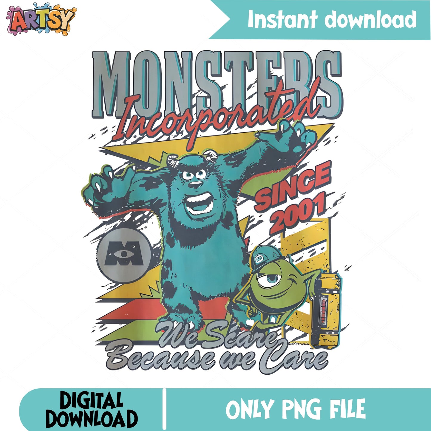 Monsters Inc PNG, Sully And Mike Wazowski PNG, Disney Pixar PNG