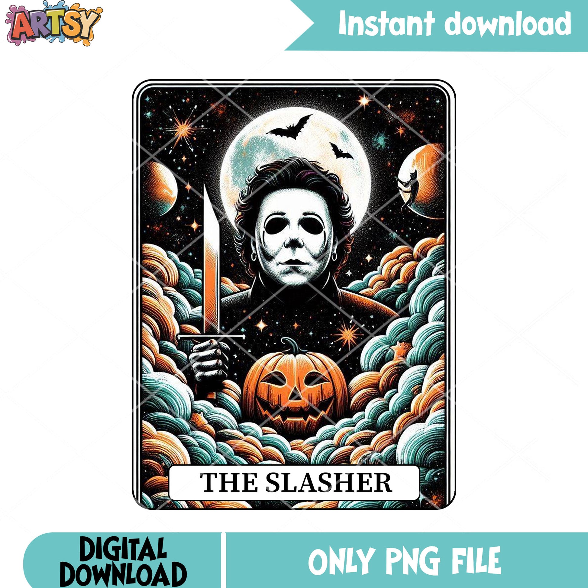 Moon aura michael myers png, jack o latern png, halloween movies png