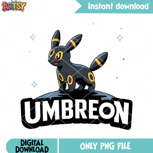 Moon type pokemon png, pokemon umbreon png, Oriental Light and Magic png
