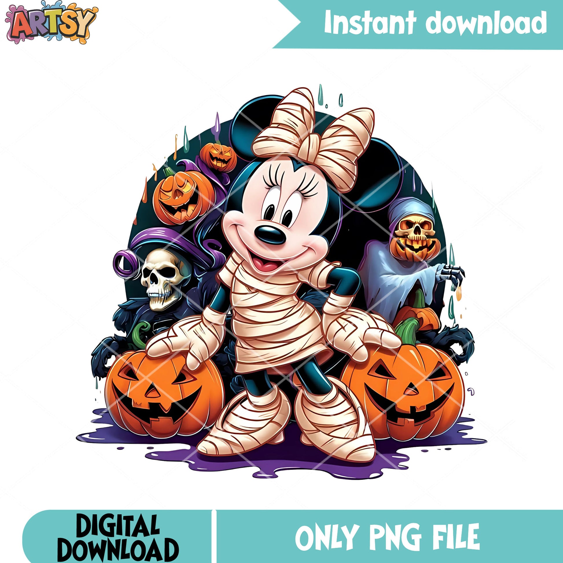 Mummy the winnie png, wicker pumpkin png, disney character png