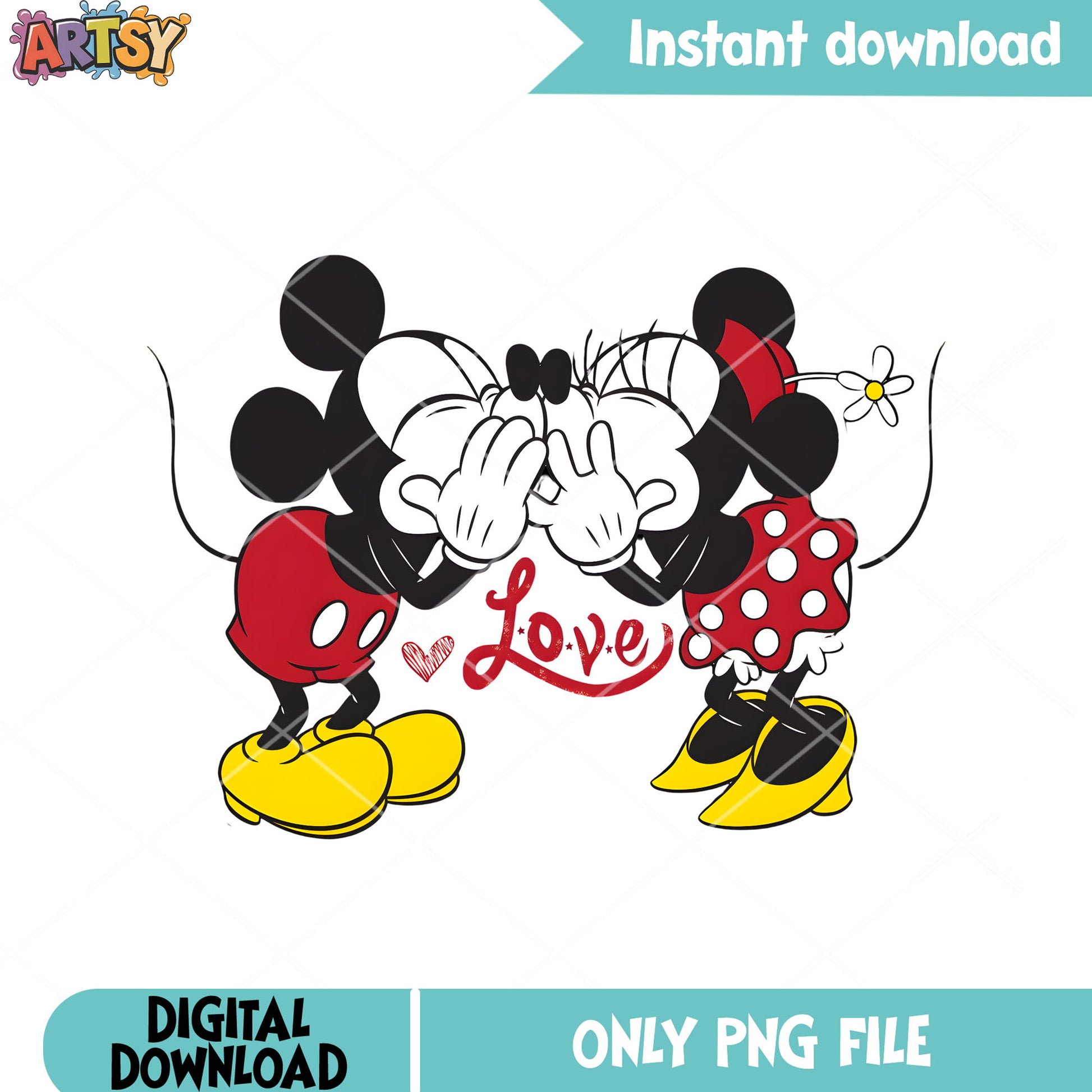 My disney couple love png, valentine day png, disney valentine png