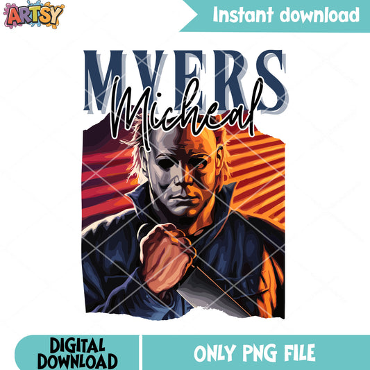 Myers micheal png, serial killer png, halloween movie png