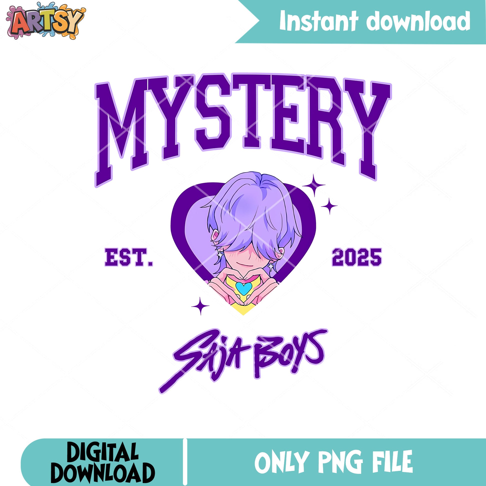Mystery est 2025 saja png, mystery saja png, romance saja png