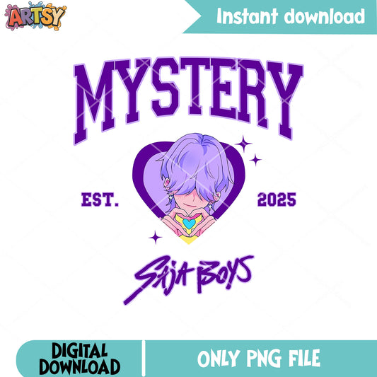 Mystery est 2025 saja png, mystery saja png, romance saja png