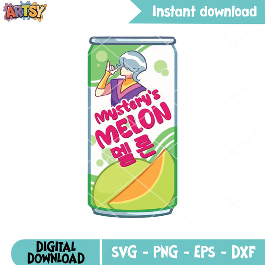 Mystery melon soda pop svg, mystery soda pop svg, saja boys svg