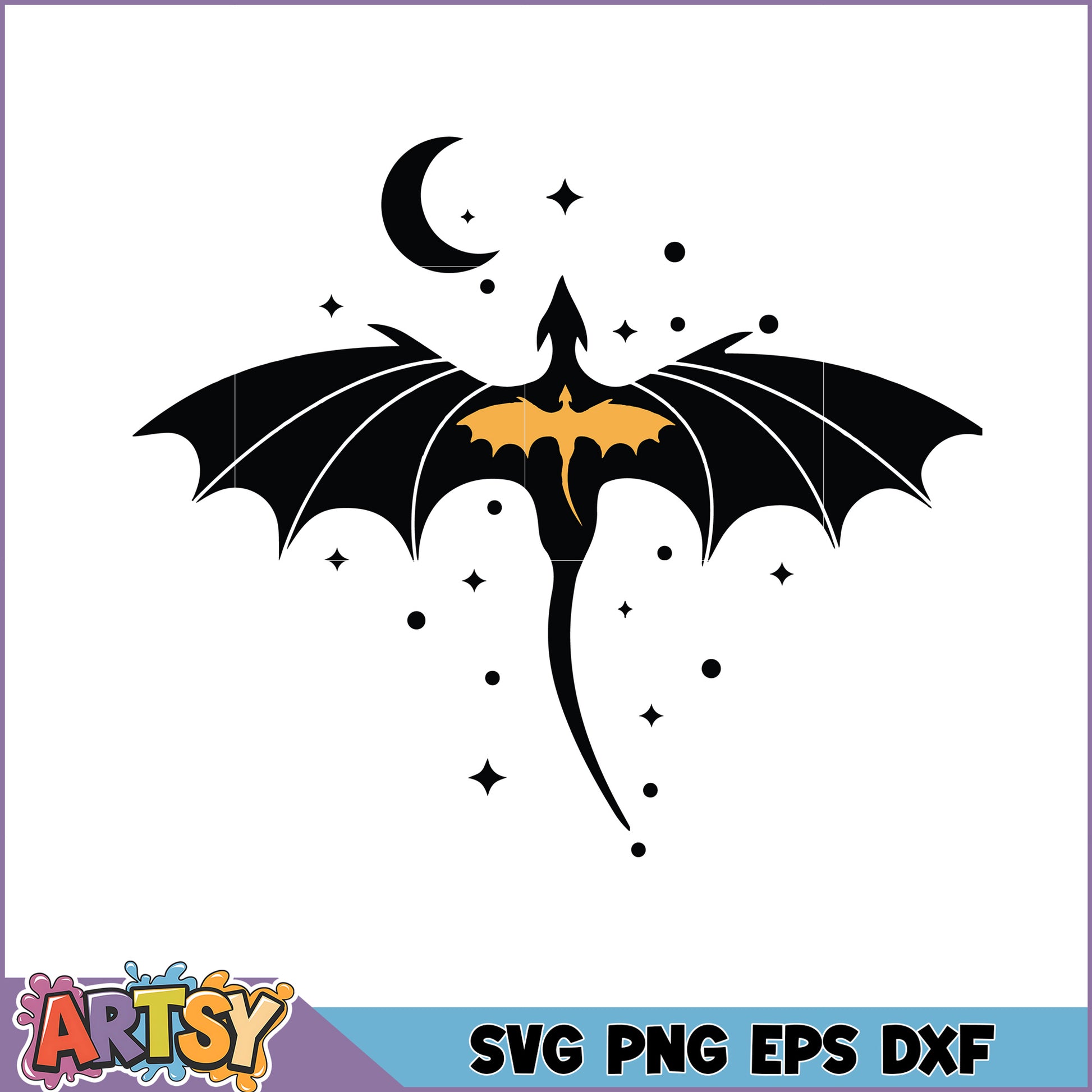 Mystical Dragon SVG Cut File