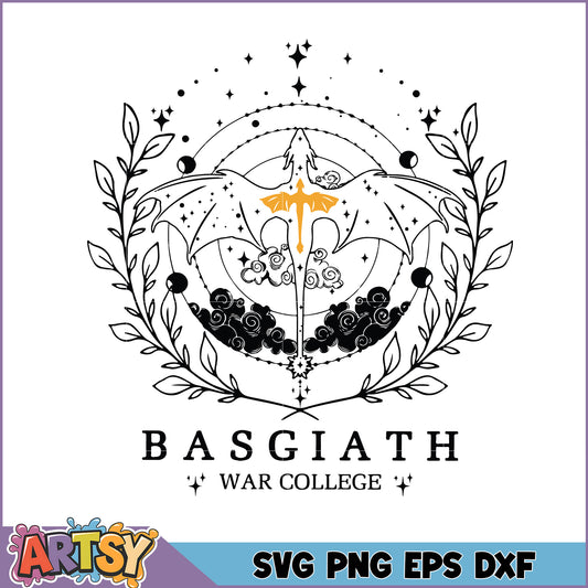 Mystical Dragon SVG Design, PNG, EPS, DXF