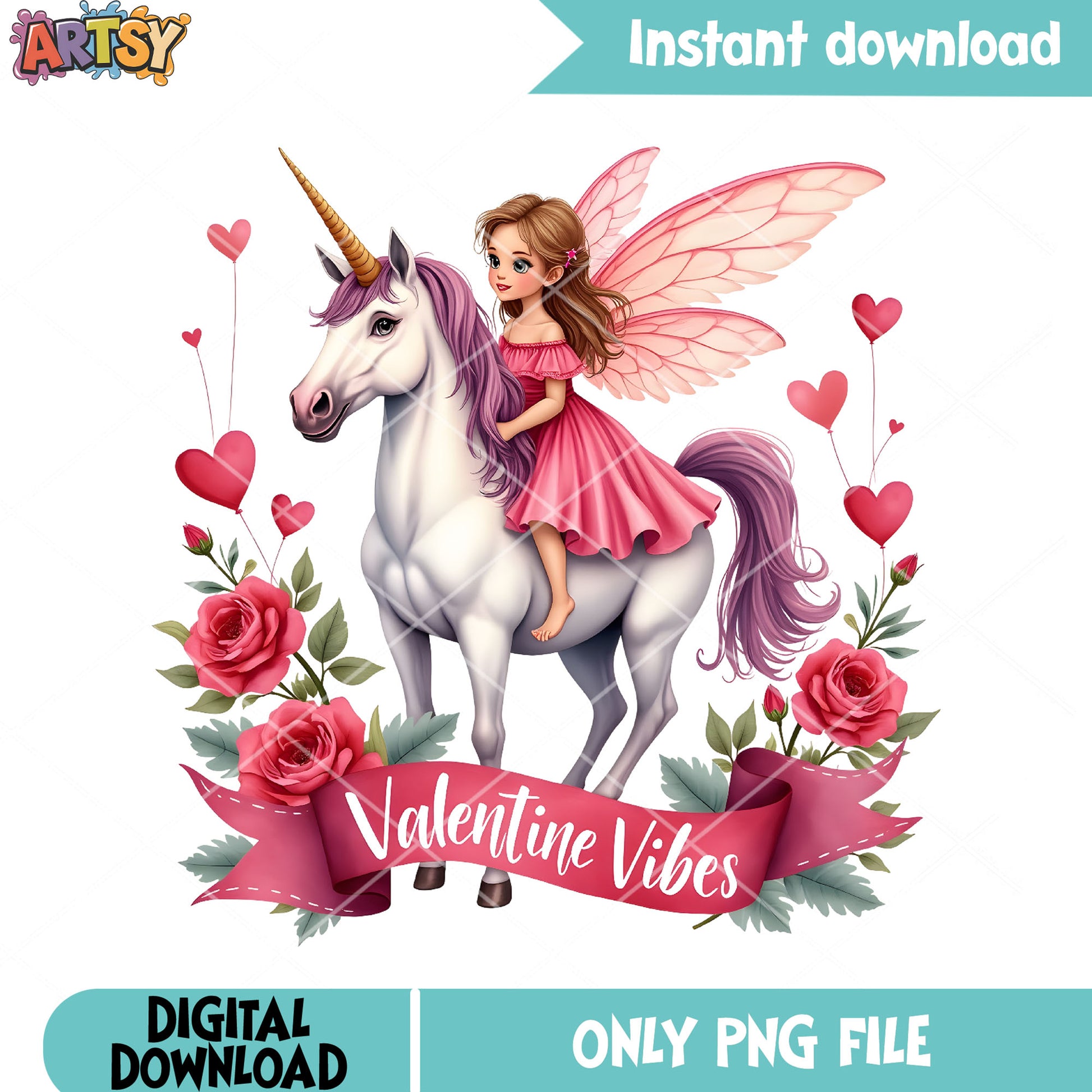 Mystic valentines animal png, valentine poster png, love vibes png