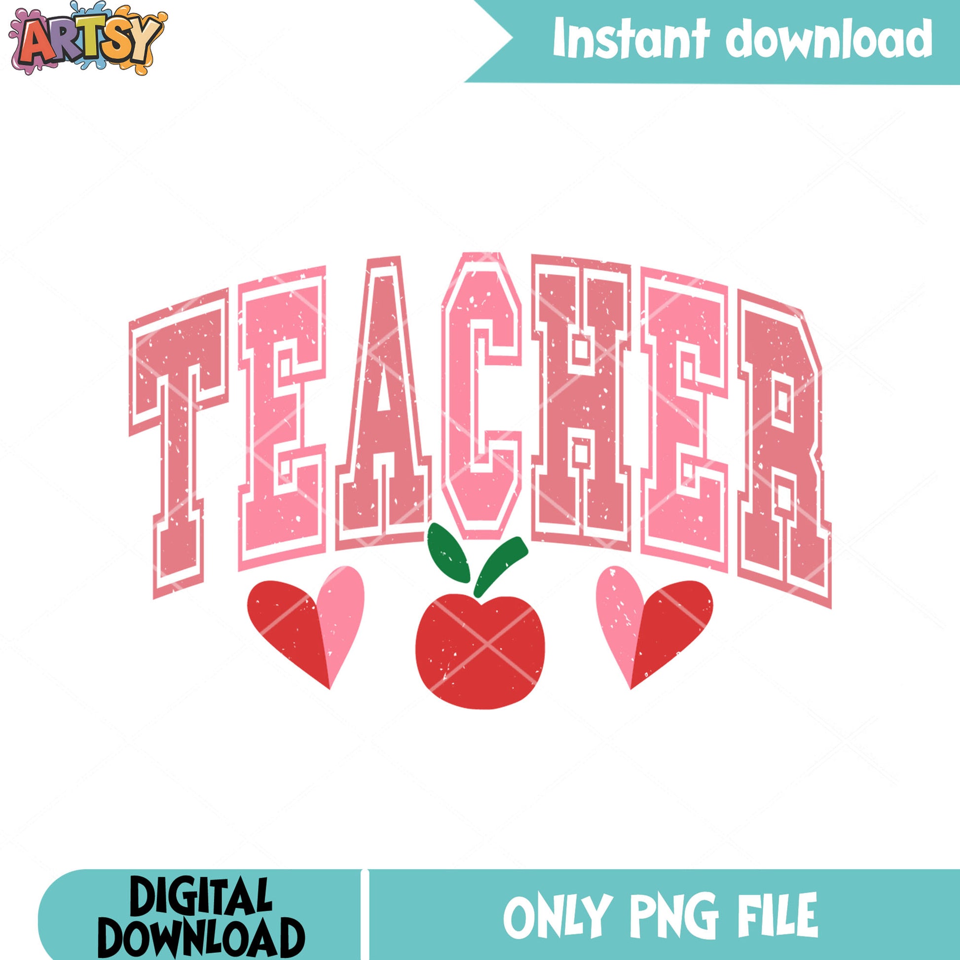 My teacher apple valentines png, valentine vibes png, valentine day png
