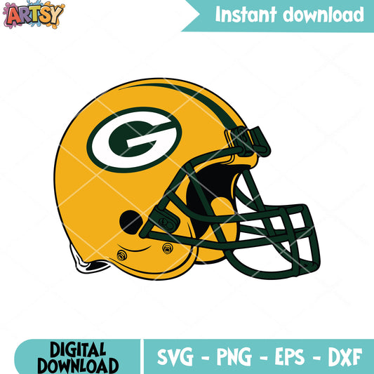 NFL football helmets svg, green bay packers svg, packers svg