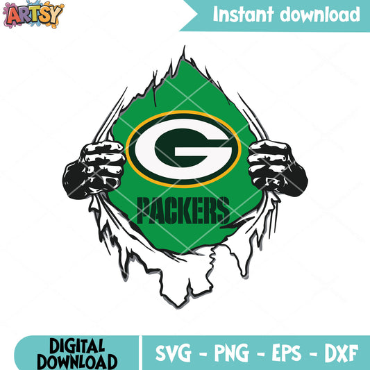NFL football team svg, Green Bay Packers svg, nfl football svg