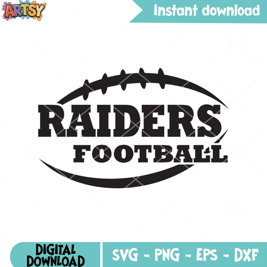 NFL raiders ball svg, nfl ball svg, las vegas raiders svg, 