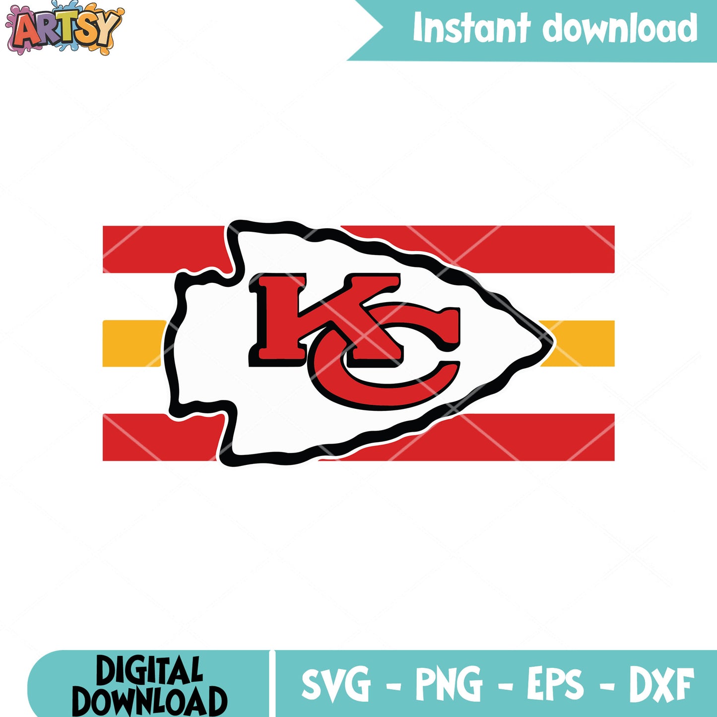 NFl football team kansas svg, nfl teams svg, arrowhead svg