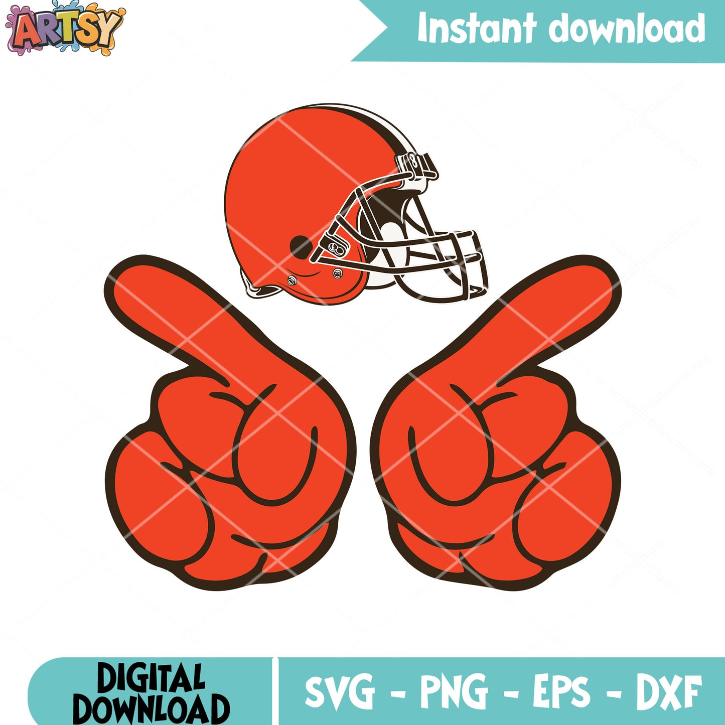National american leauge svg, NFL team svg, cleveland browns svg