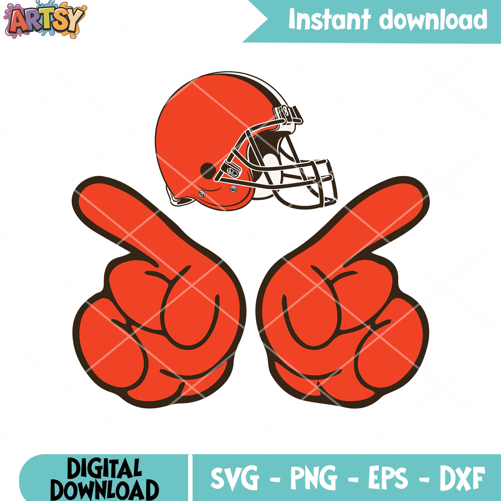 National american leauge svg, NFL team svg, cleveland browns svg
