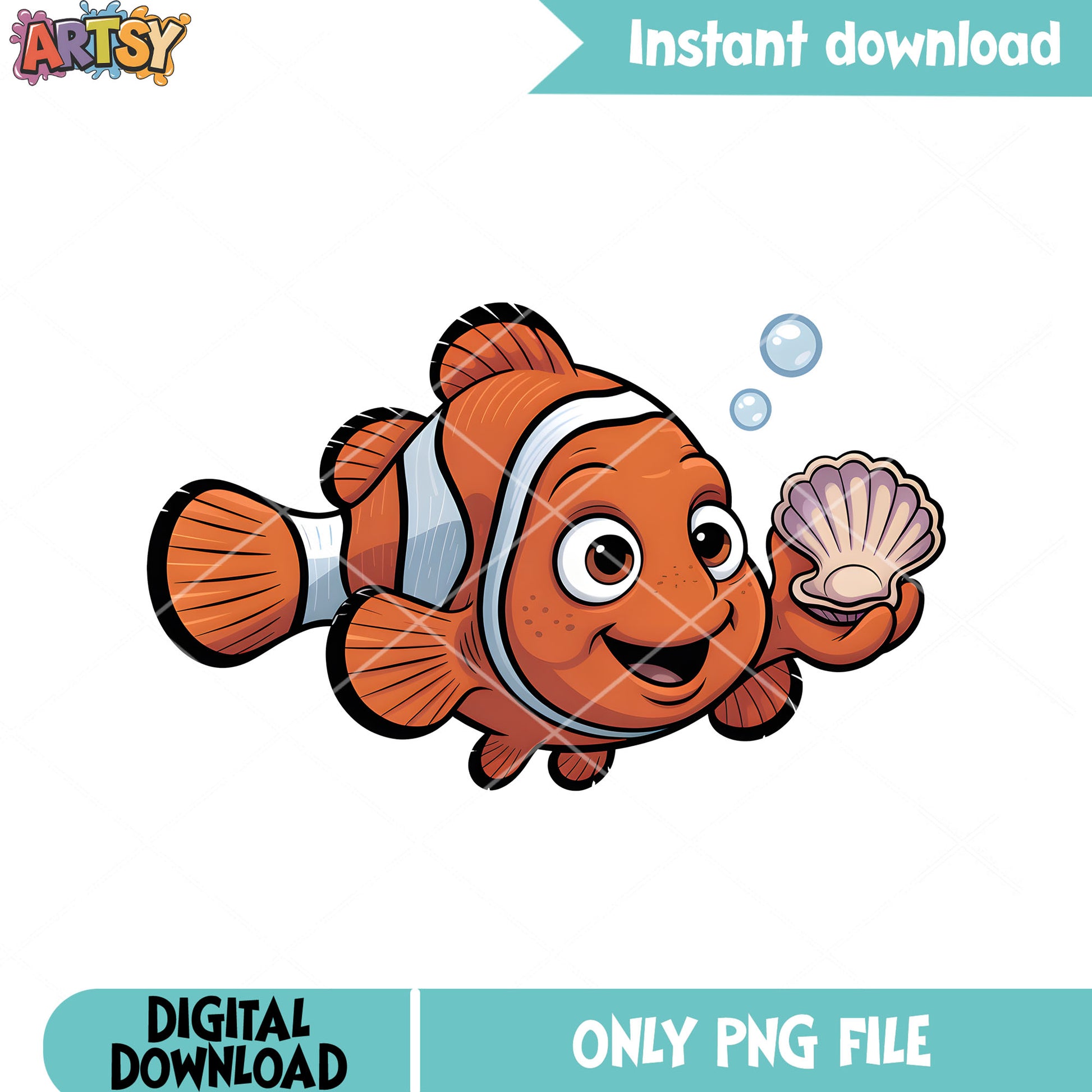 Nemo have the seashell png, walt disney world​ png, finding nemo png