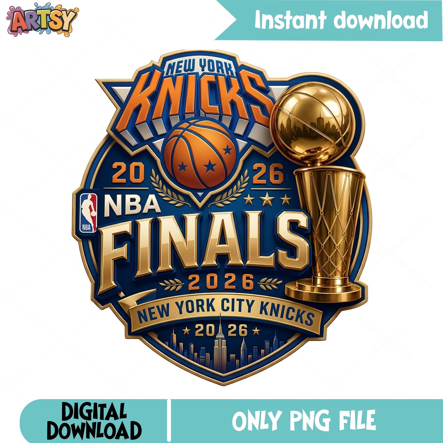 New York Knicks NBA Finals 2026 PNG, Knicks Championship PNG, Basketball PNG