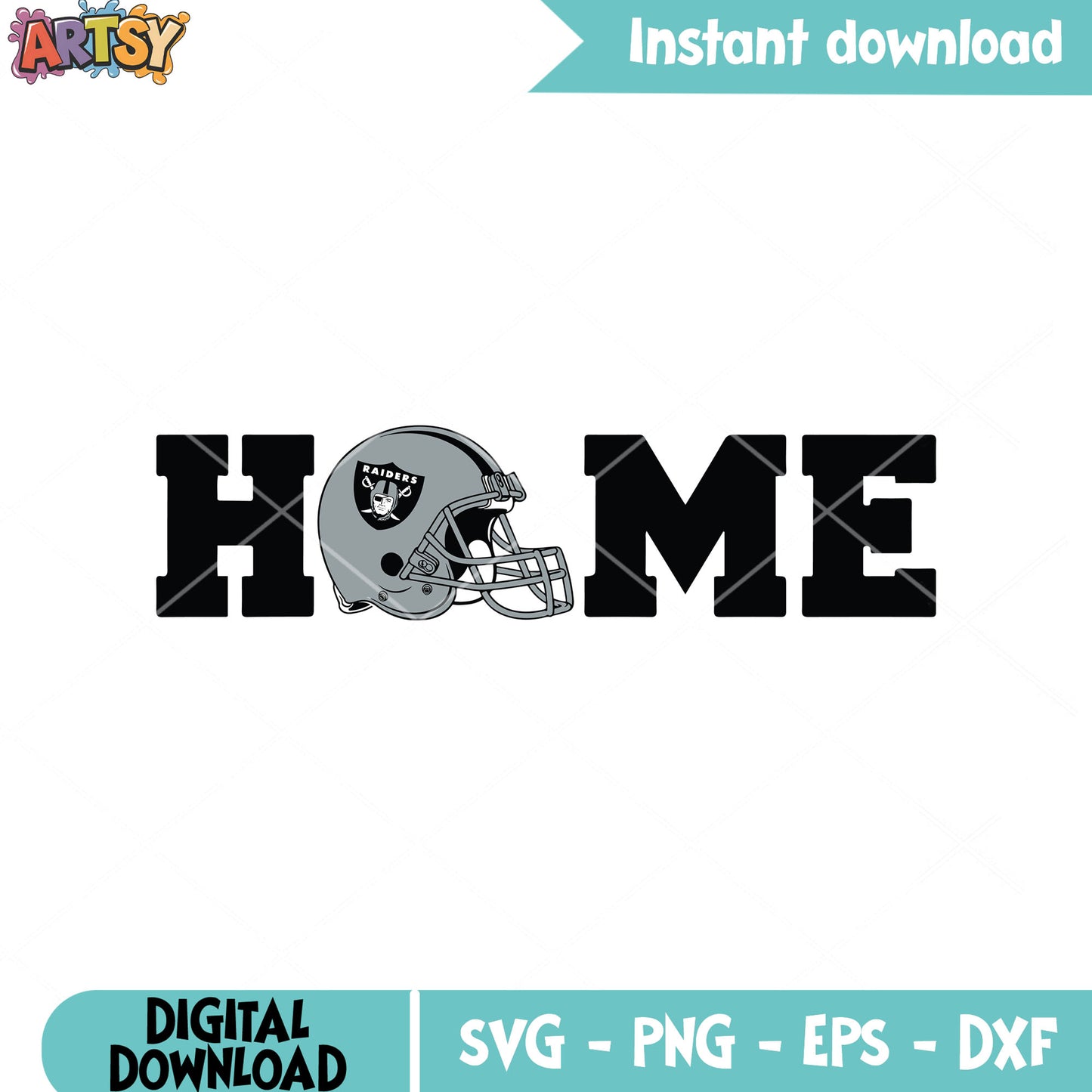 New way to my home svg, nfl helmets​ svg, oakland raiders svg