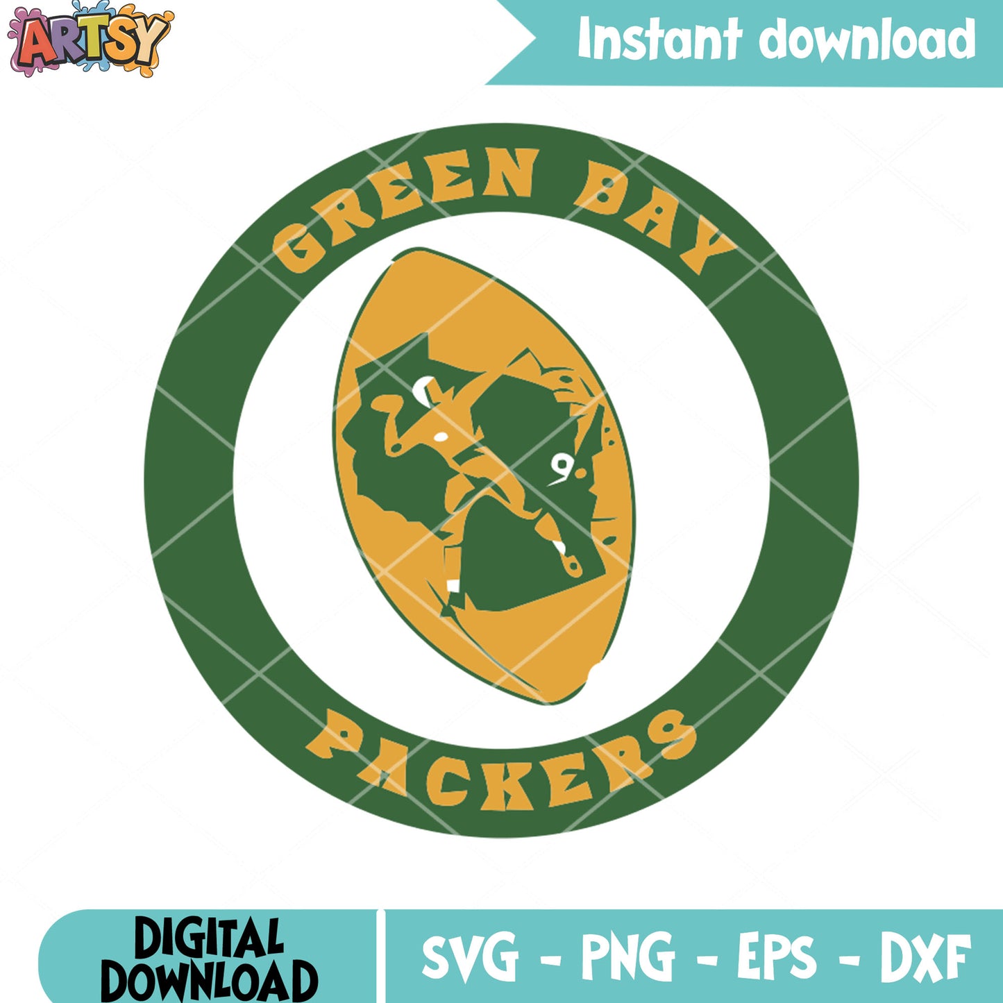 Nfl football ball​ svg, Green Bay Packers svg, nfl teams​ svg