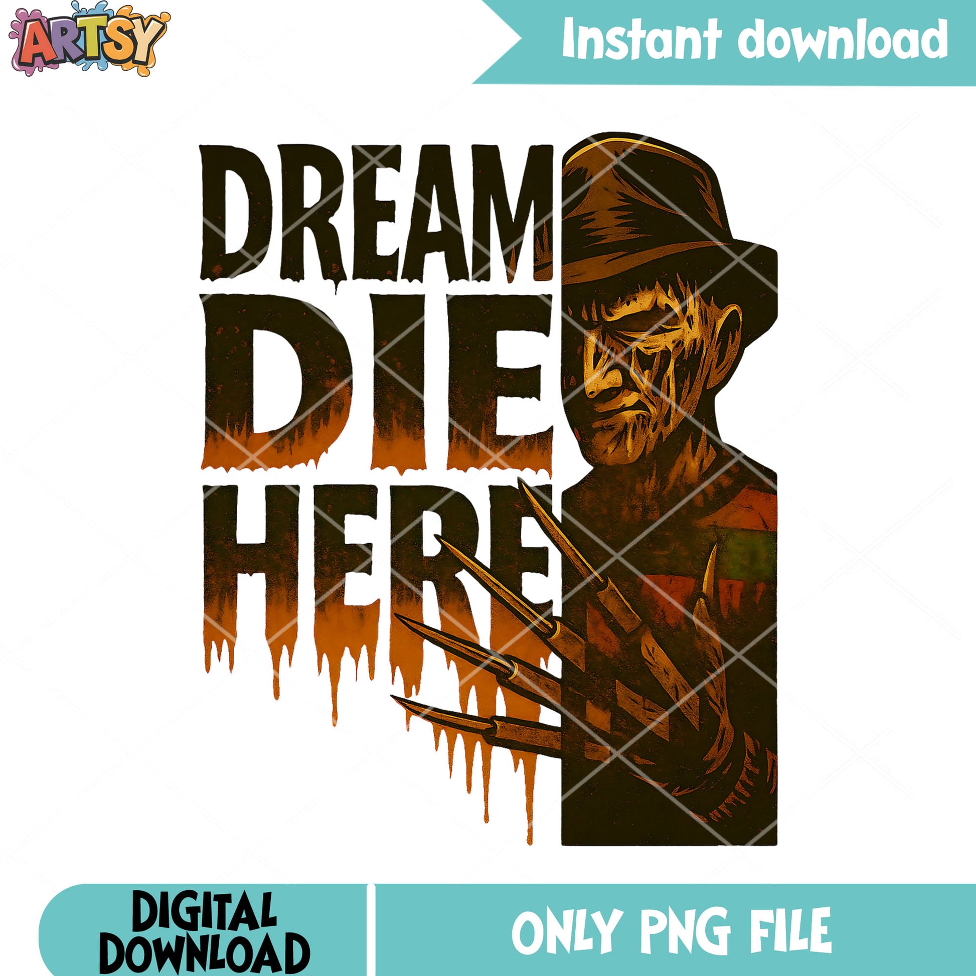 Nightmare krueger png, sharp claw png, halloween horror night png