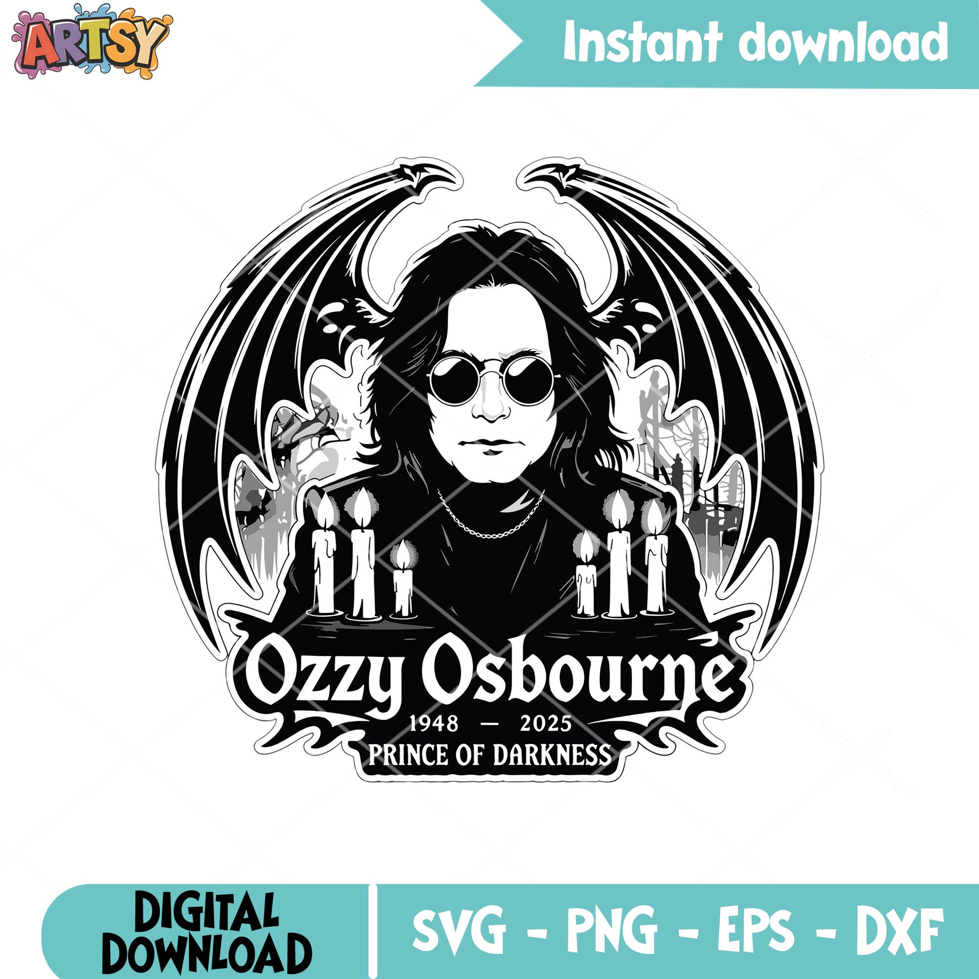 No more tour ozzy svg, ozzy 2025 svg, ozzy rock n roll rebel​ svg