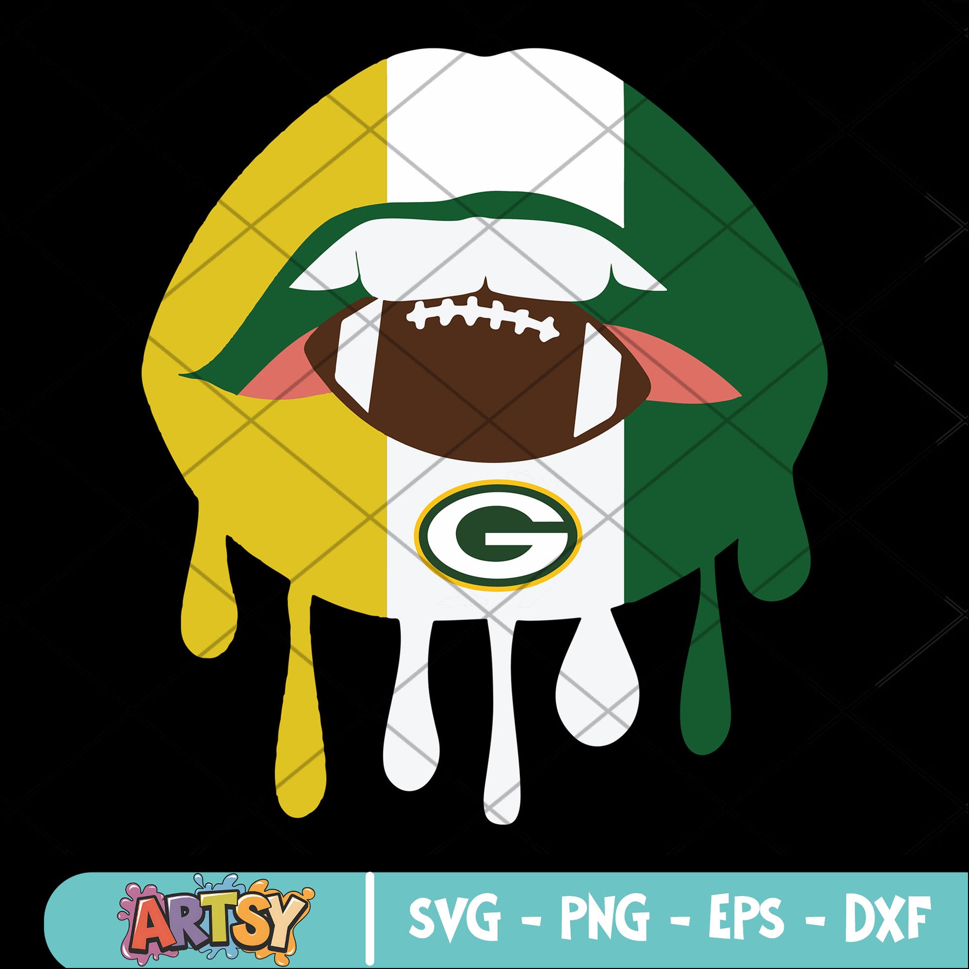 North american fooball conference svg,  green bay packers​ svg, afc svg
