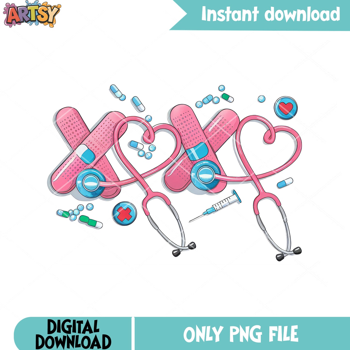 Nurse love valentinepng, valentine nurse png, valentine season png