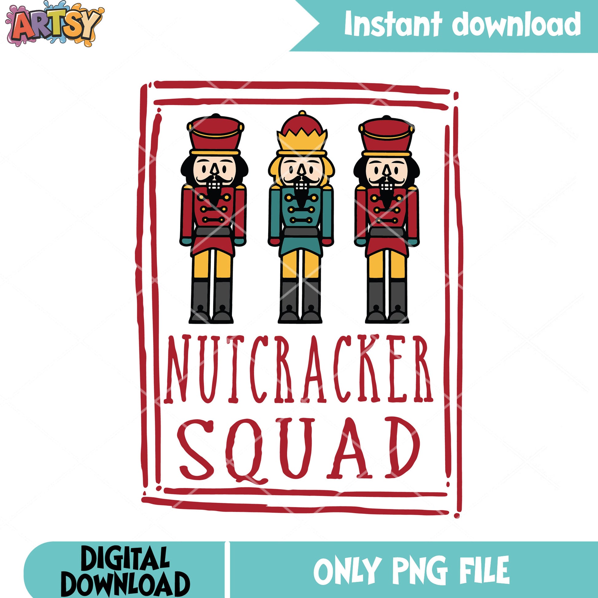 Nutcracker squad png, ​christmas poster png, merry xmas​ png