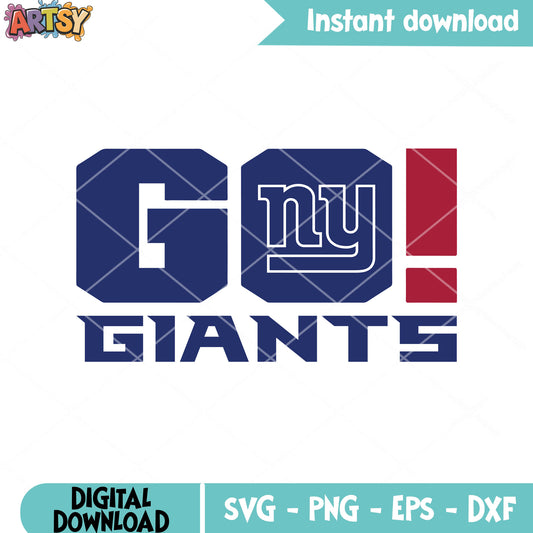 Ny giants go to the stadium svg, ny giants svg, MetLife Stadium svg