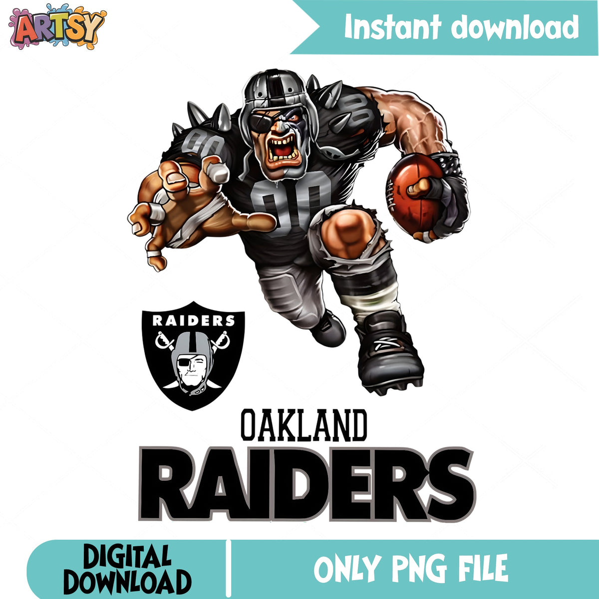 Oakland Raiders Mascot PNG, Raiders Football PNG, NFL PNG
